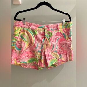 Lilly Pulitzer Callahan Shorts, 5” inseam. Size 12